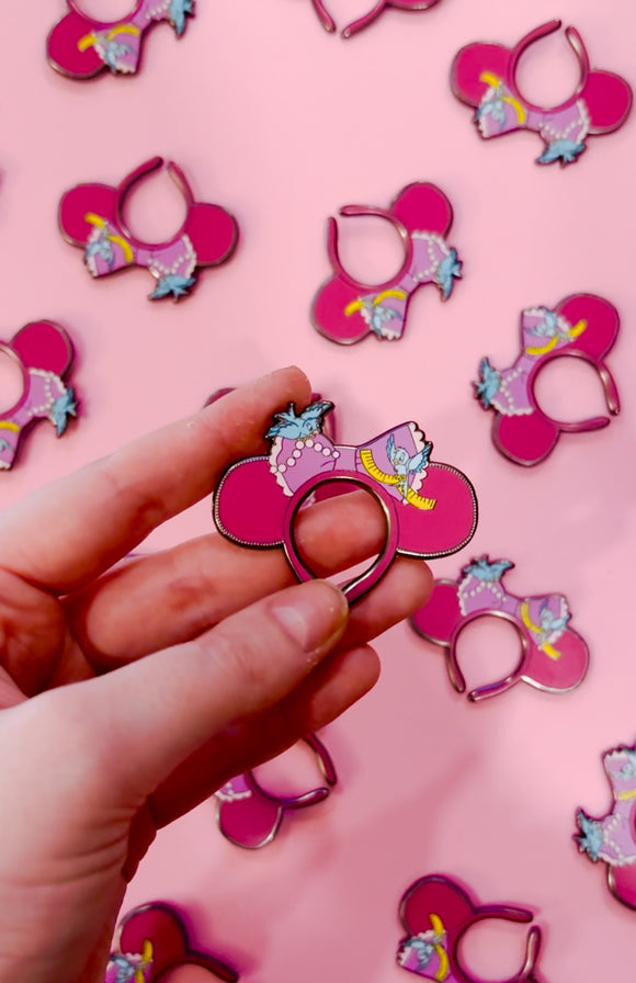 Cinderella Pink Dress Pin