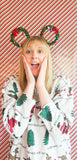 Oh Christmas Wreath Minnie Ears
