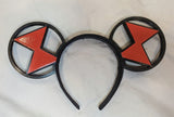 Black Widow Inspired Minnie Ears