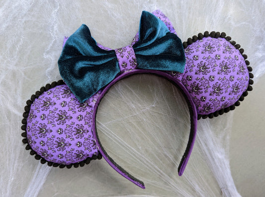 Haunted Mansion Wallpaper Inspired Minnie Ears