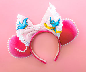 Cinderella's Pink Dress Inspired Minnie Ears