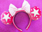 Pink Cowgirl Inspired Minnie Ears