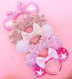 Classic Pink Plaid Minnie Ears