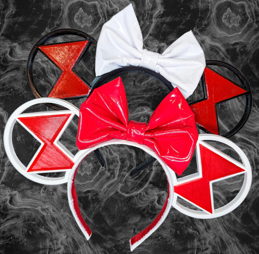 Black Widow Inspired Minnie Ears