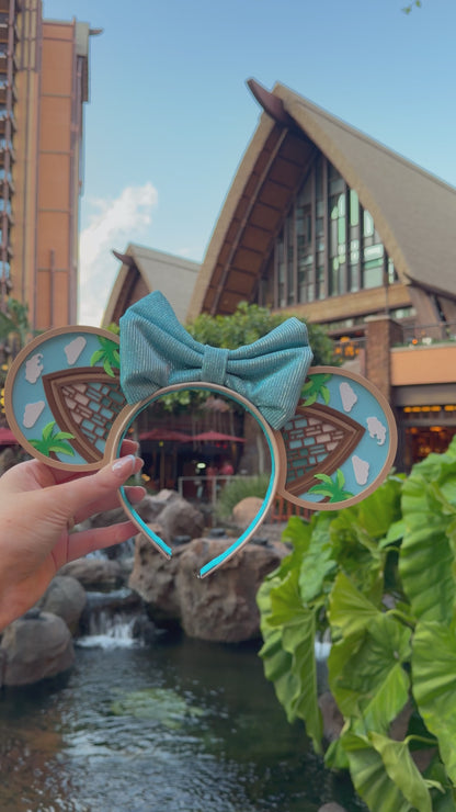 Aulani Inspired Minnie Ears