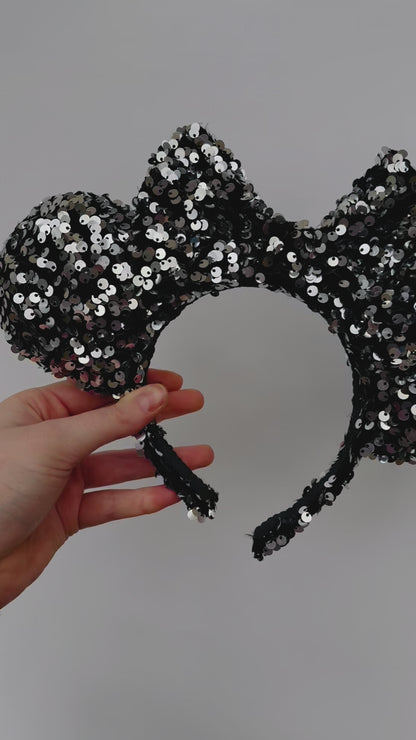 Mickey Black Sequin Inspired Minnie Ears