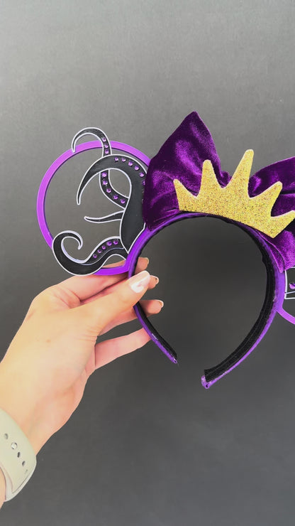 Ursula Inspired Minnie Ears