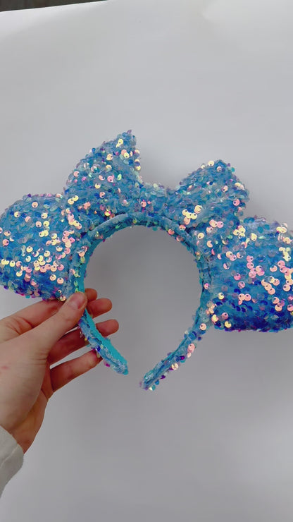 Make it Blue Sequin Inspired Minnie Ears