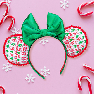 Not So Ugly Christmas Sweater Inspired Minnie Ears