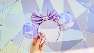 Purple Wall Inspired Minnie Ears
