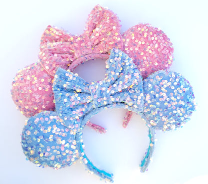 Make it Blue Sequin Inspired Minnie Ears