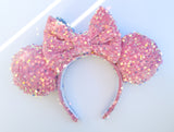 Make it Pink Sequin Inspired Minnie Ears