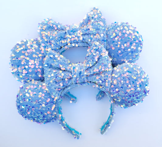 Make it Blue Sequin Inspired Minnie Ears