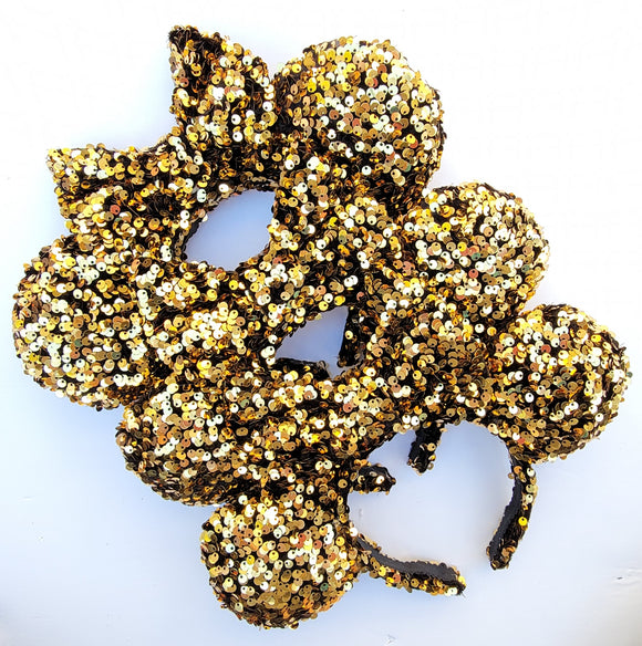 C-3PO Gold Sequin Inspired Minnie Ears