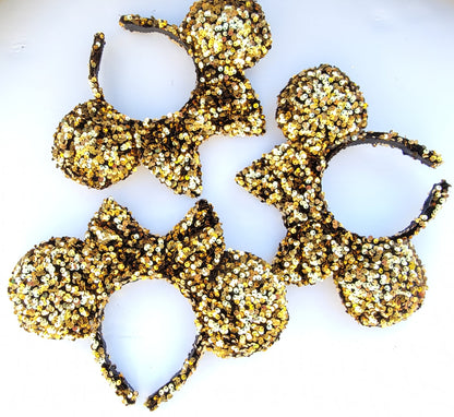 C-3PO Gold Sequin Inspired Minnie Ears