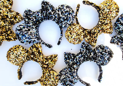 C-3PO Gold Sequin Inspired Minnie Ears
