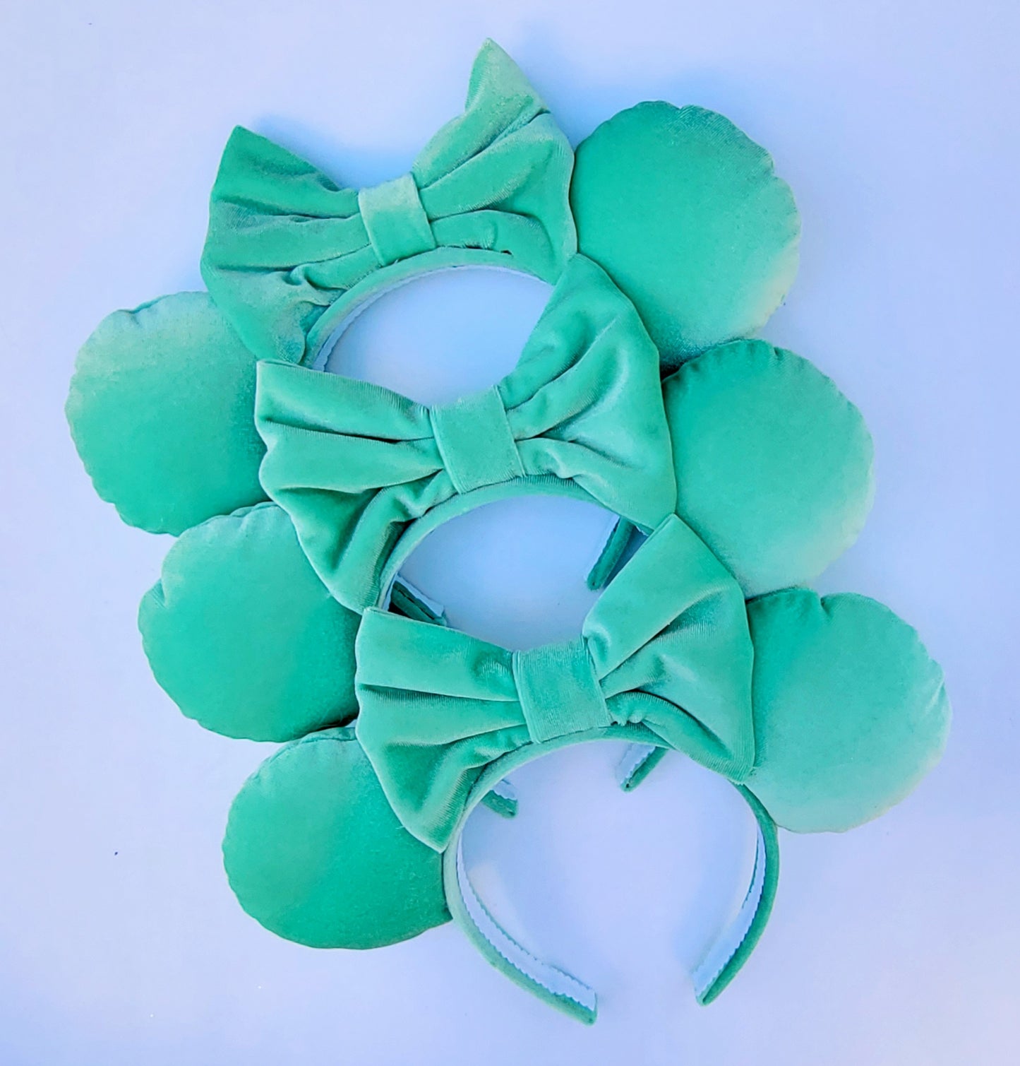 Mint to Be Green Velvet Minnie Ears