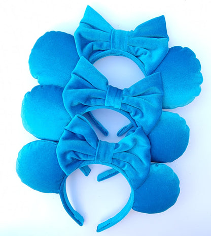 Dreams Come Blue Velvet Minnie Ears