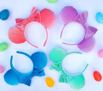 Mint to Be Green Velvet Minnie Ears