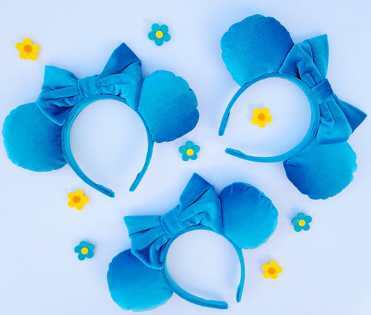 Dreams Come Blue Velvet Minnie Ears