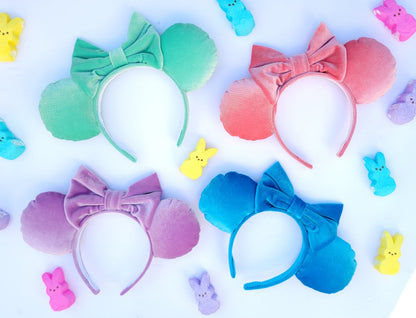 Mint to Be Green Velvet Minnie Ears