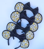 Hidden Mickey Leopard Print Inspired Minnie Ears