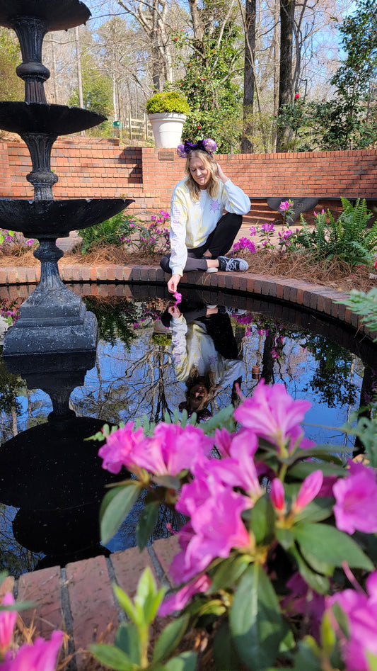 Rapunzel Inspired Tie Dye Sweatshirt
