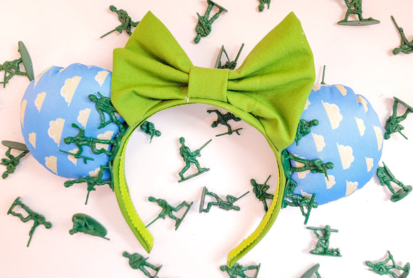 Green Army Men Inspired Minnie Ears