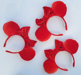Minnie Skirt Red Velvet Minnie Ears