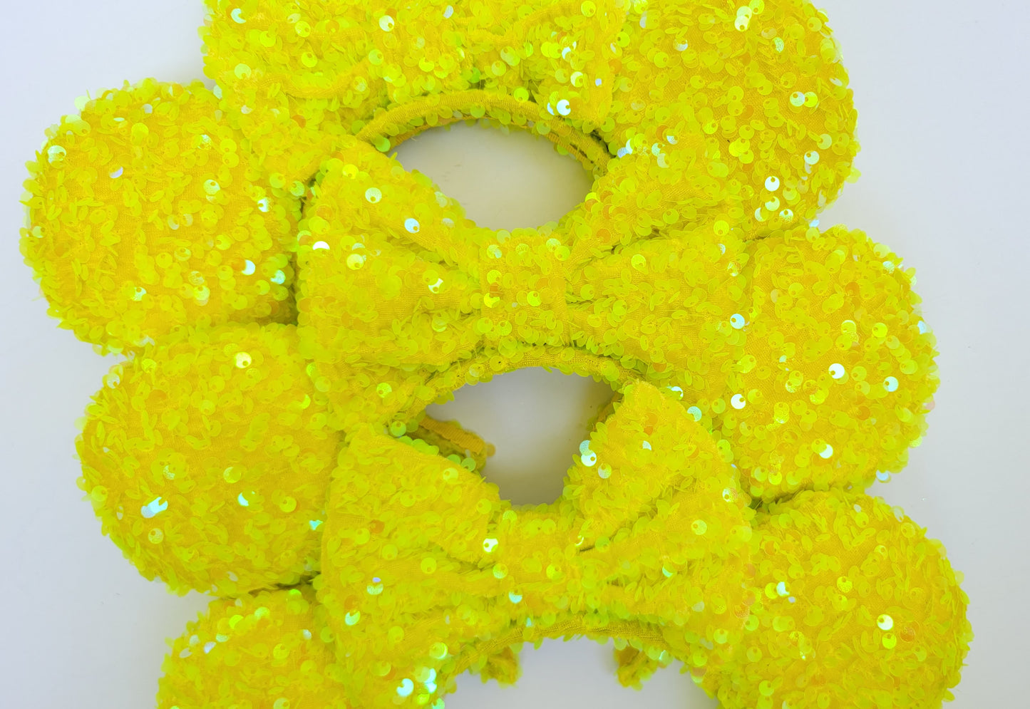 Highlight Me Yellow Sequin Inspired Minnie Ears