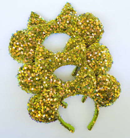 In the Jungle - Green Sequin Inspired Minnie Ears