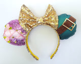 Rapunzel and Eugene Inspired Minnie Ears
