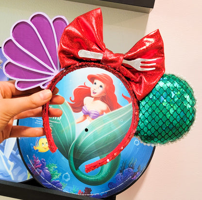Ariel Inspired Minnie Ears