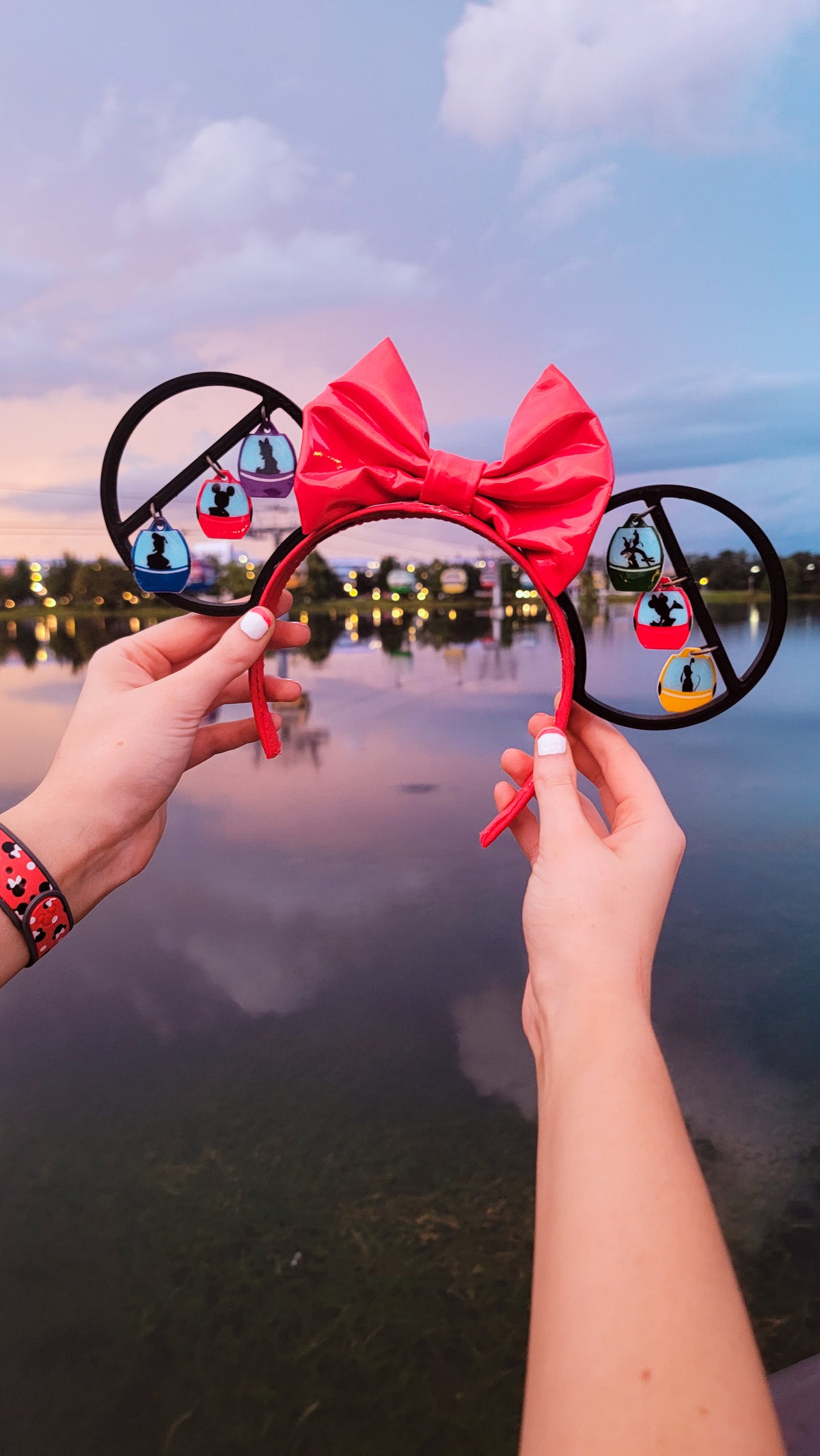 Walt Disney World Skyliner Ears Headband NWT Disney Parks Loungefly Skyliner Purse with Disney Skyliner  main image 2
