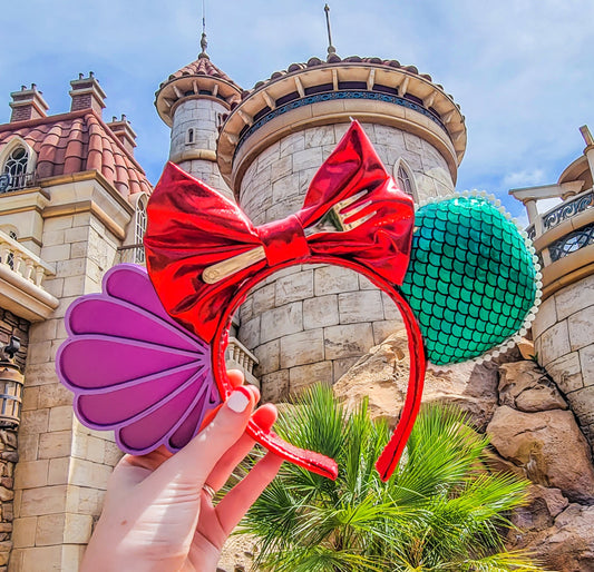 Ariel Inspired Minnie Ears