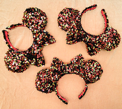 Merry & Bright Sequin Inspired Minnie Ears