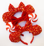 IncREDibly Red Sequin Inspired Minnie Ears