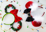 Oh Christmas Wreath Minnie Ears