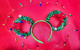 Oh Christmas Wreath Minnie Ears