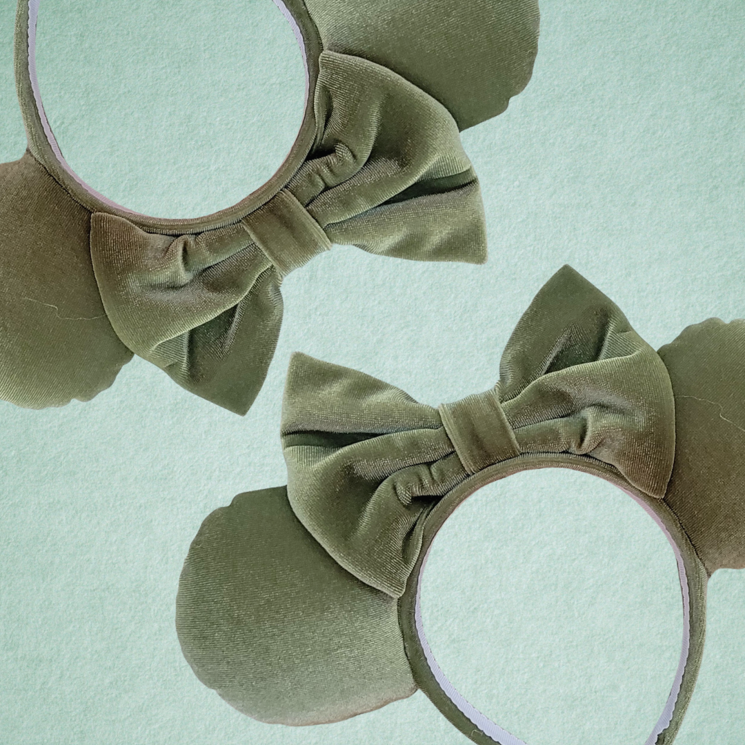 Yoda Best Green Velvet Minnie Ears