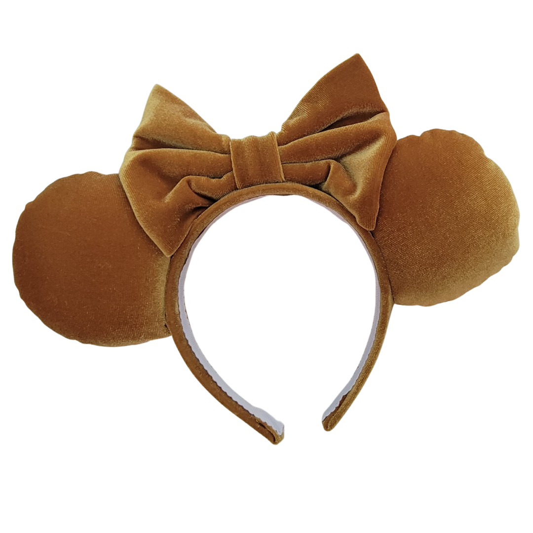 Castle Gold Velvet Minnie Ears