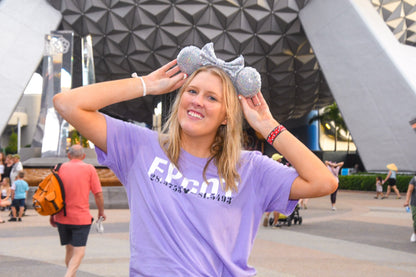 Epcot Silver Sequin Minnie Ears