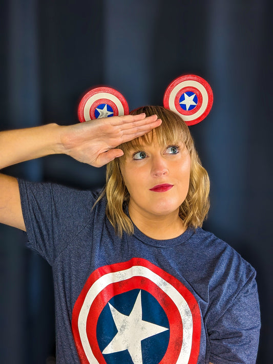 Captain America Inspired 3D Printed Ears