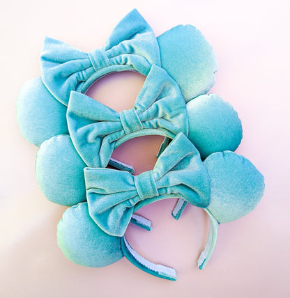 So This is Love...Blue Velvet Minnie Ears