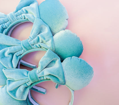 So This is Love...Blue Velvet Minnie Ears
