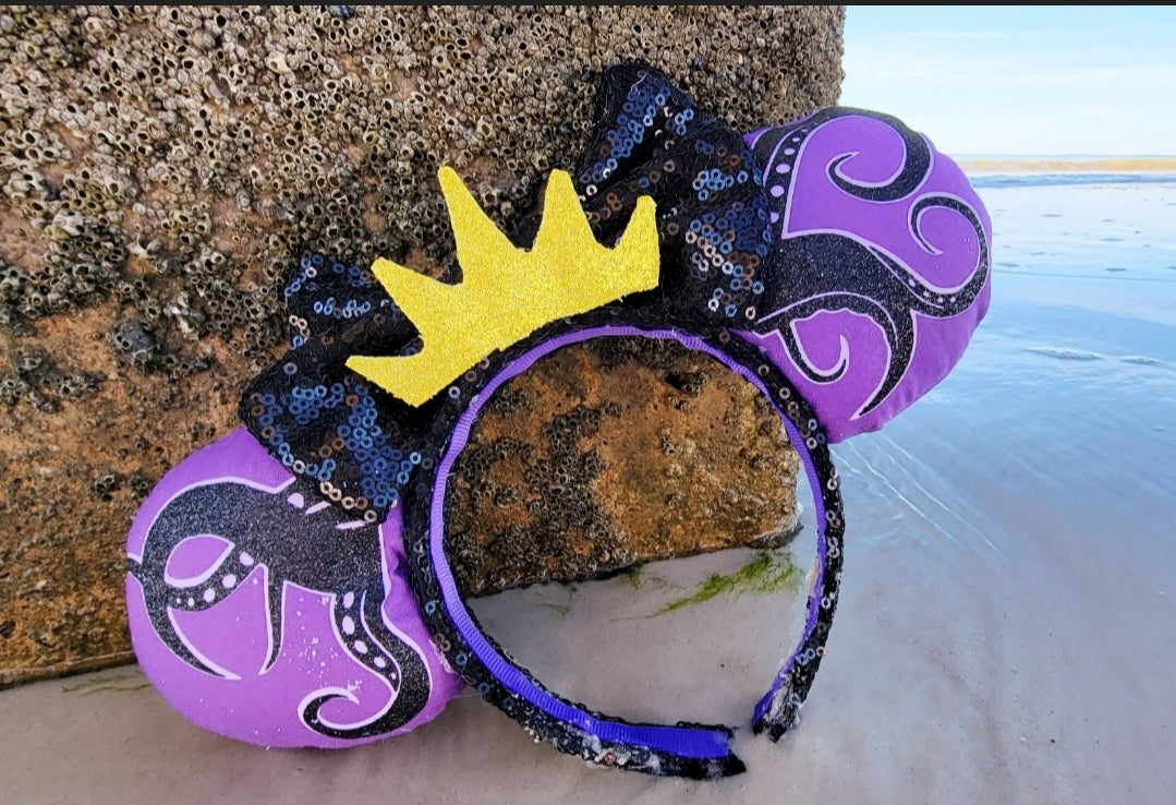 Ursula Inspired Minnie Ears
