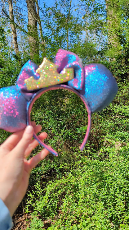 Aurora's Dress Inspired Minnie Ears