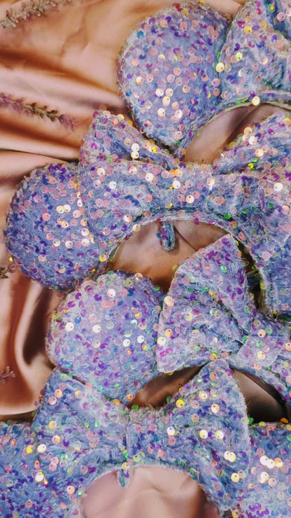 Lavender Haze Sequin Inspired Minnie Ears