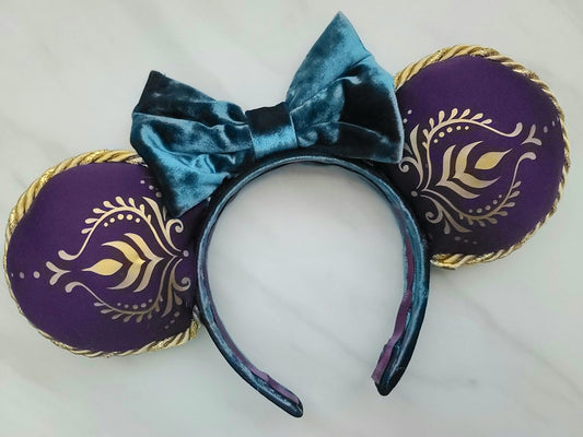 Queen Anna Inspired Minnie Ears