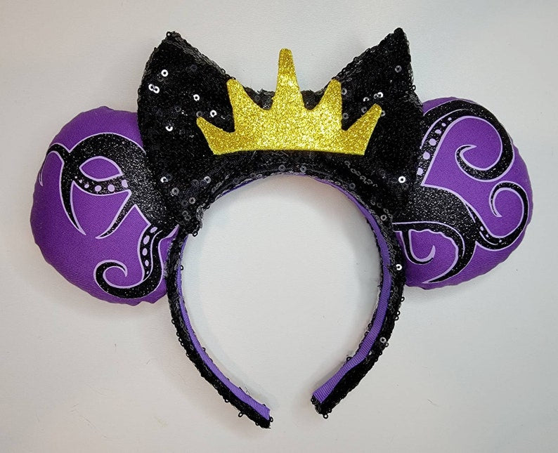 Ursula Inspired Minnie Ears